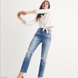 Madewell Slim Crop Boy Jean Sz 24